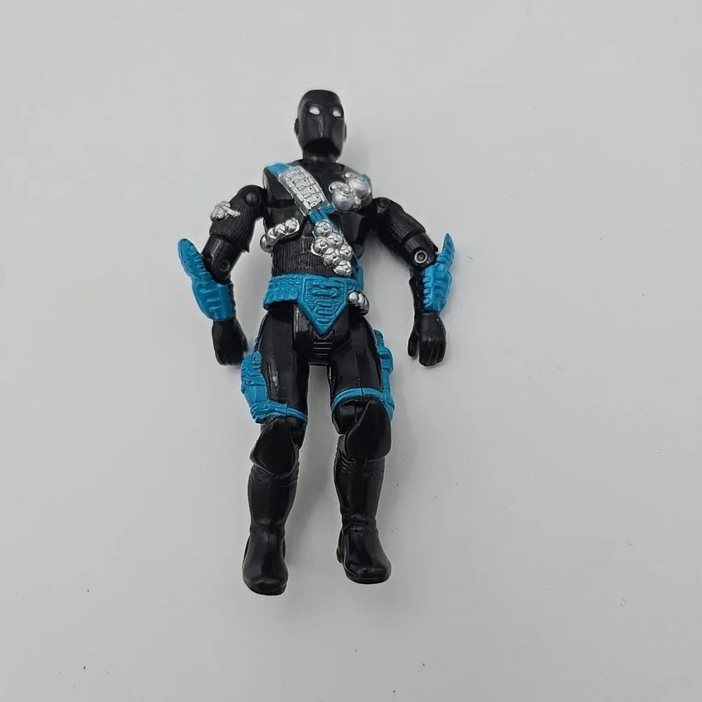 Vintage 1993 GI Joe Cobra Snake Eyes Series 12 V5 3.75" Action Figure G.I.Joe - Picture 1 of 2